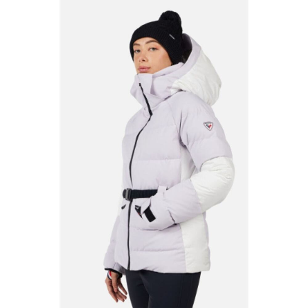 Rossignol Galactic Lilac Women's Ciastel Down Mix Ski Nylon Jacket Sz Small Nwt — image 5 of 8